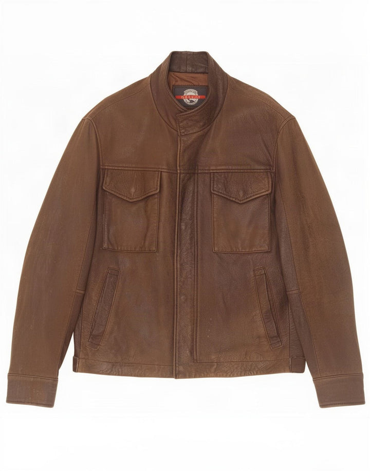 Muška kožna jakna Dallas IT 50 Large Brown