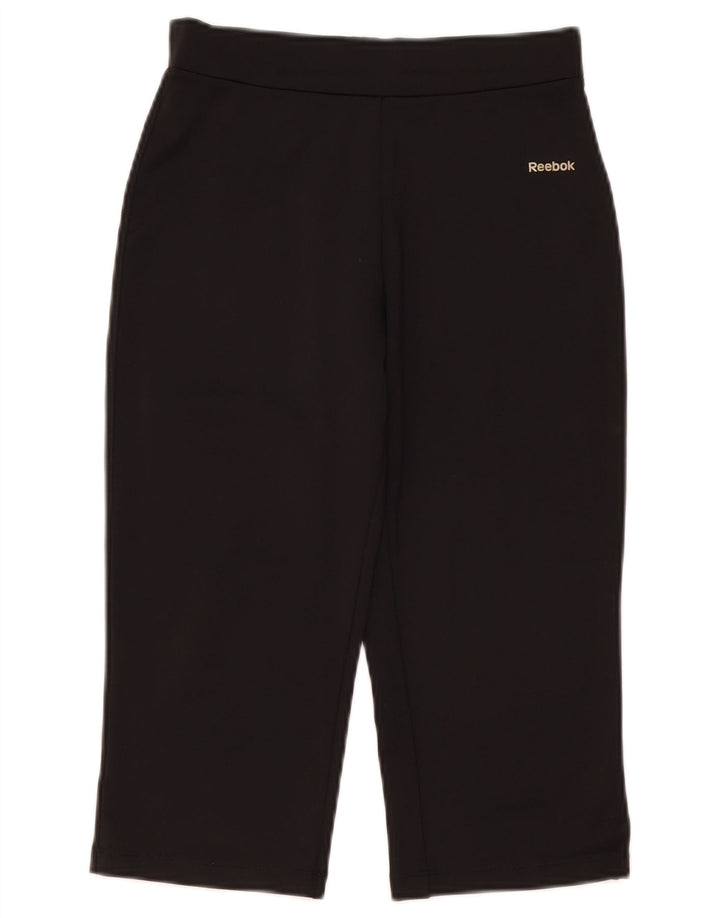 Reebok Ženske Capri Trenirke Hlače Male W26 L18 crni poliester
