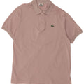 Lacoste muška polo majica veličine 4 srednje ružičasti pamuk