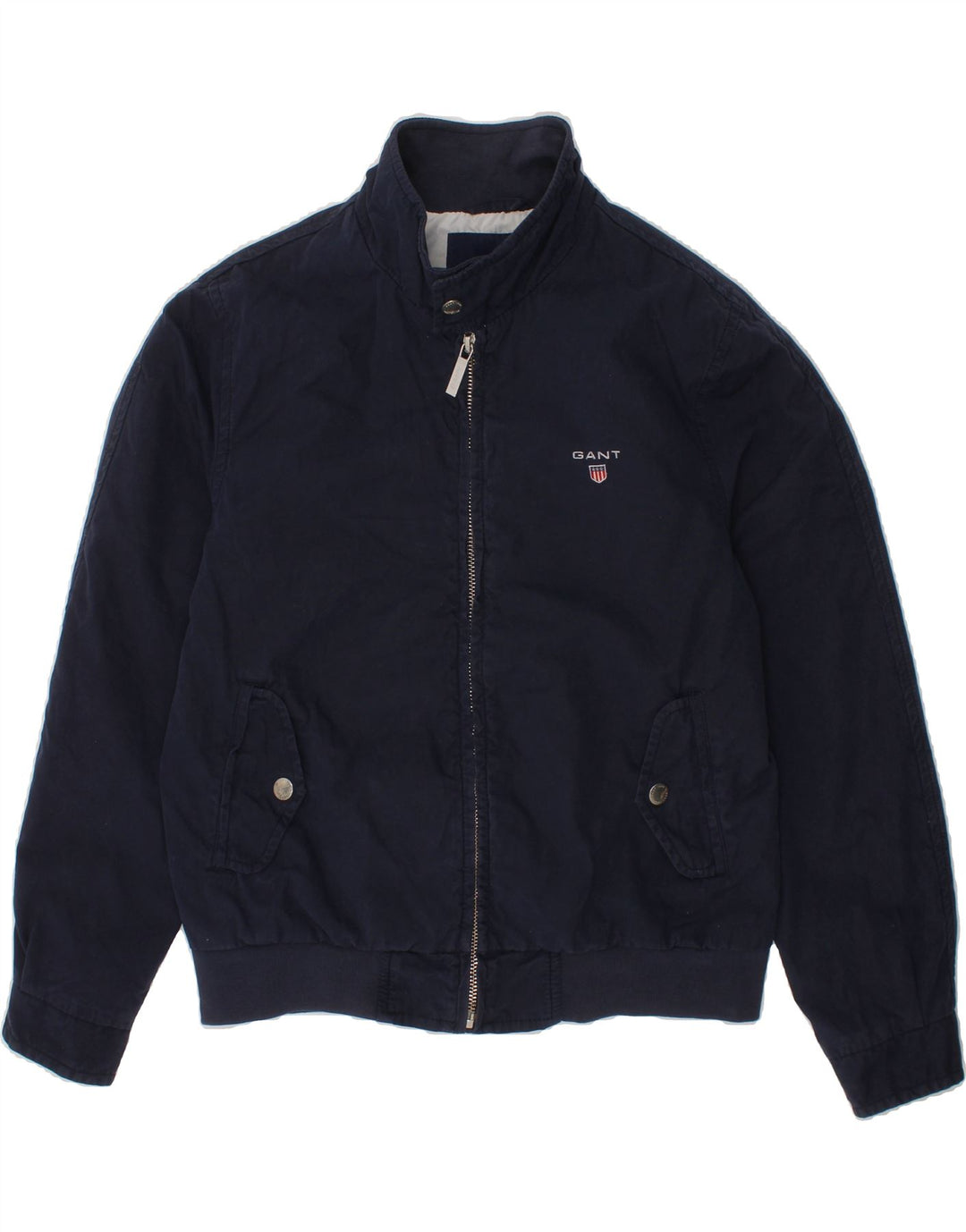 GANT Boys Bomber Jacket 9-10 Years Navy Blue Cotton Vintage Gant and Second-Hand Gant from Messina Hembry 