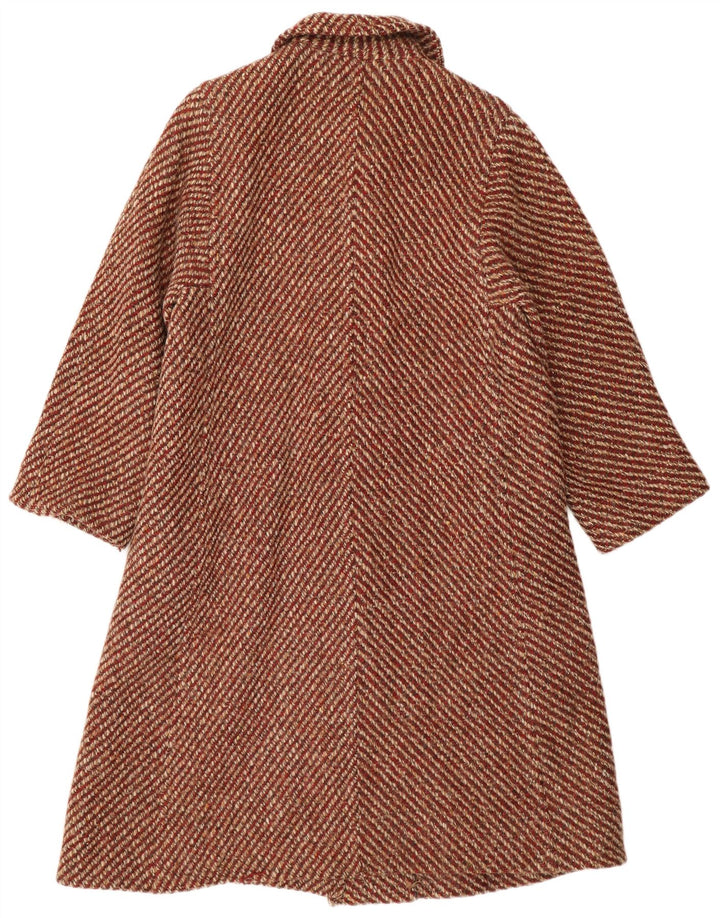 AQUASCUTUM ženski kaput UK 12 srednje crvene fleke, nova klasična vuna