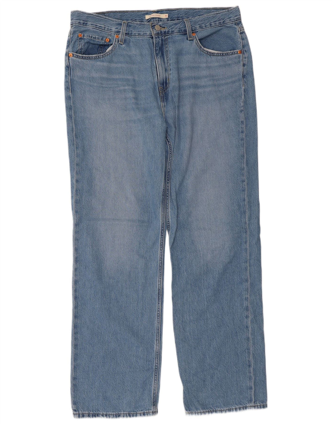 Levi's niske profesionalne ravne traperice W32 L31 plavi pamuk