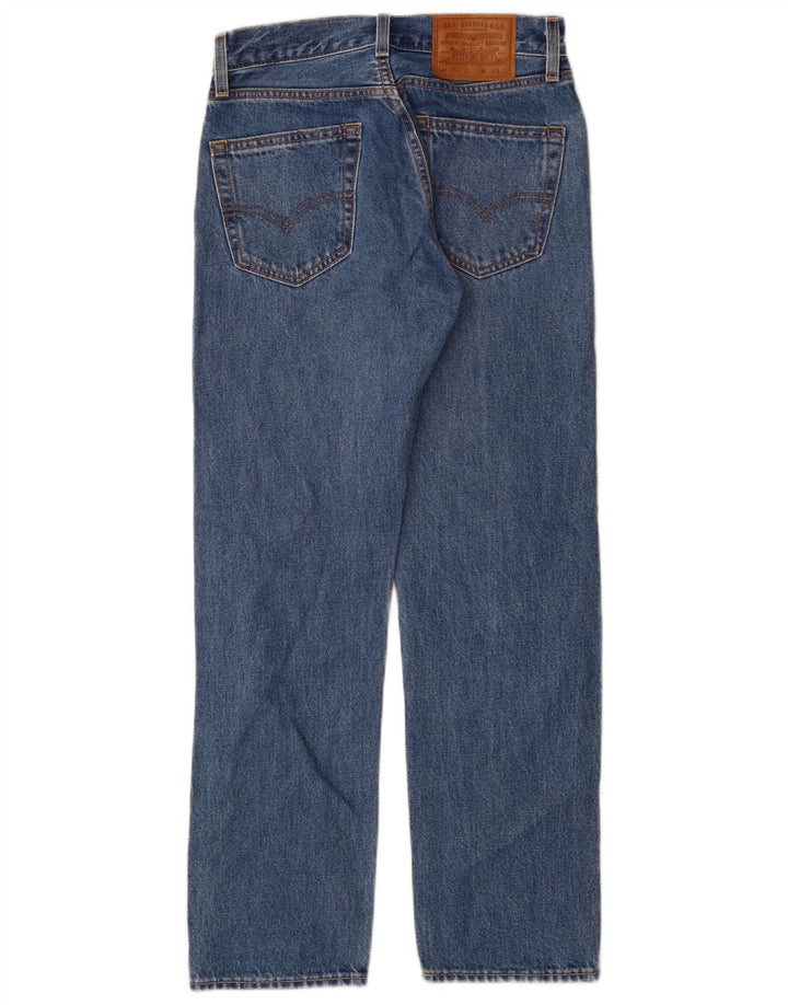 Levi's ženske 551 ravne traperice W26 L30 plavi pamuk