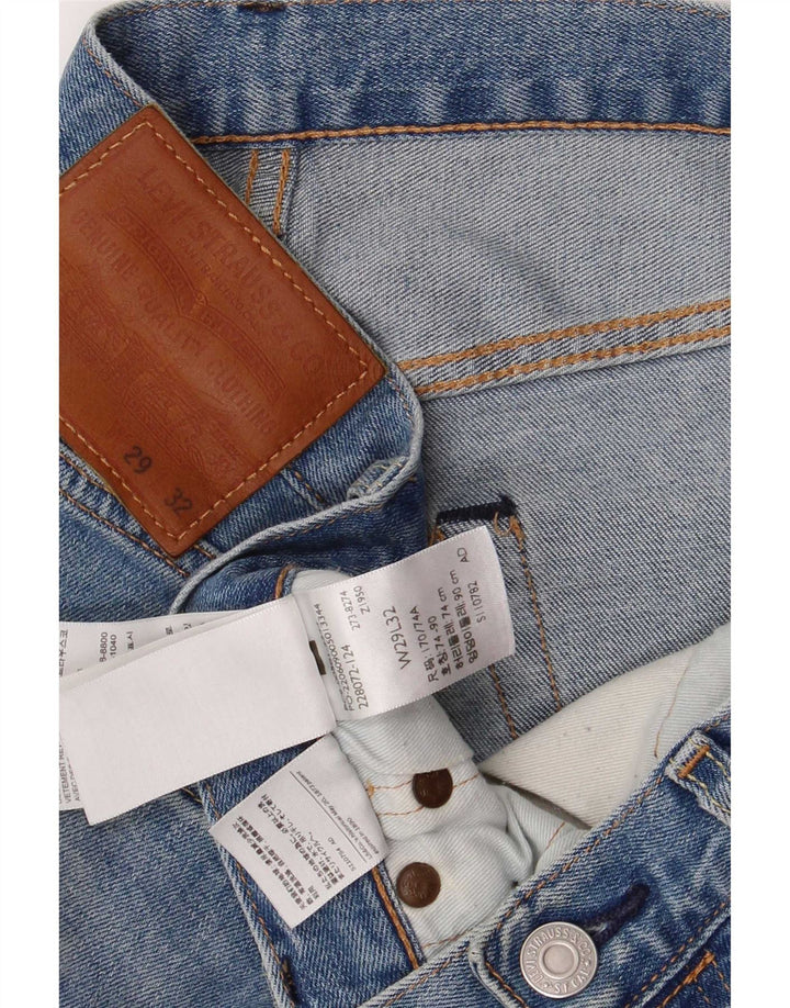 Levi's muške 501 ravne traperice W29 L32 plavi pamuk