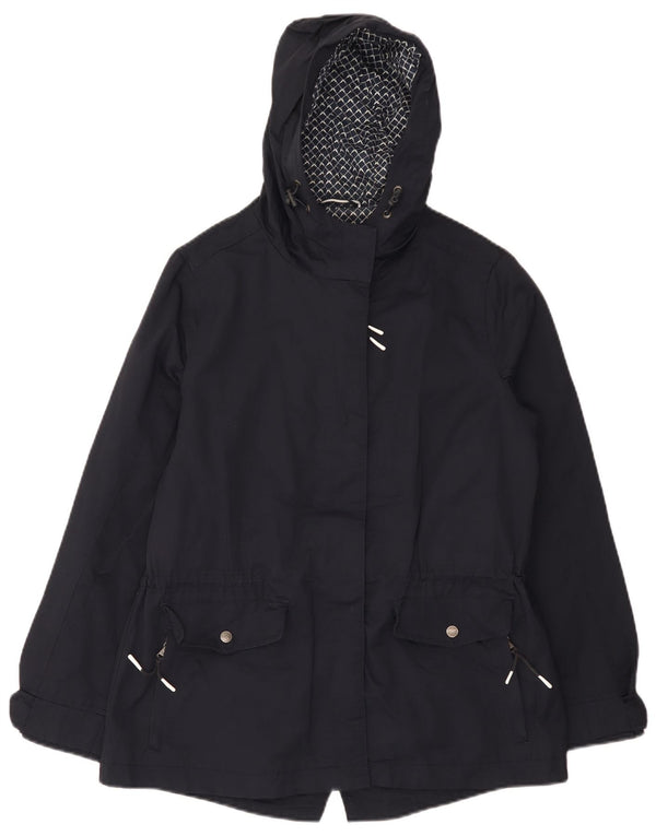 Crew Clothing Preveliki ženski baloner s kapuljačom UK 10 Mali tamnoplavi pamuk