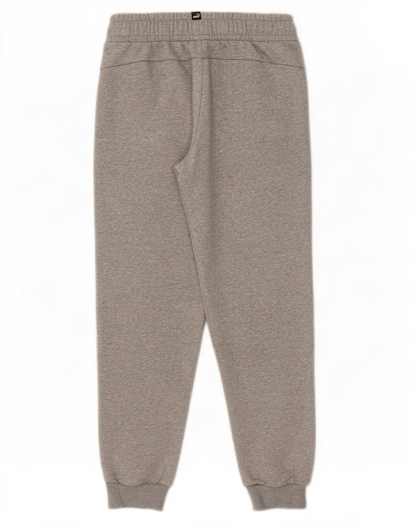 Puma Boys Trenirka Hlače Joggers 11-12 Years Grey Flected Cotton