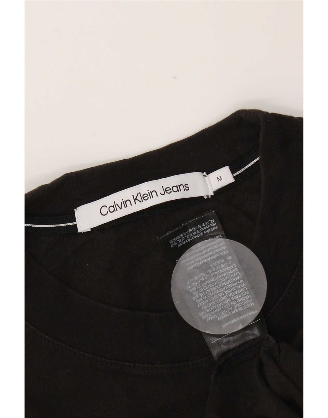 Calvin Klein Jeans muška majica kratkih rukava Srednji crni pamuk
