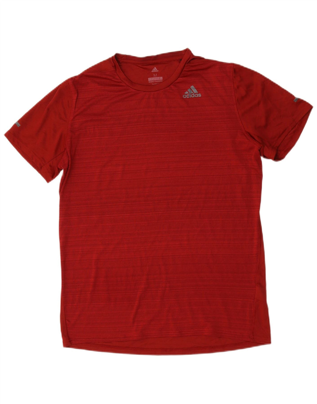 Adidas muška majica Climalite, srednji poliester na crvene pruge