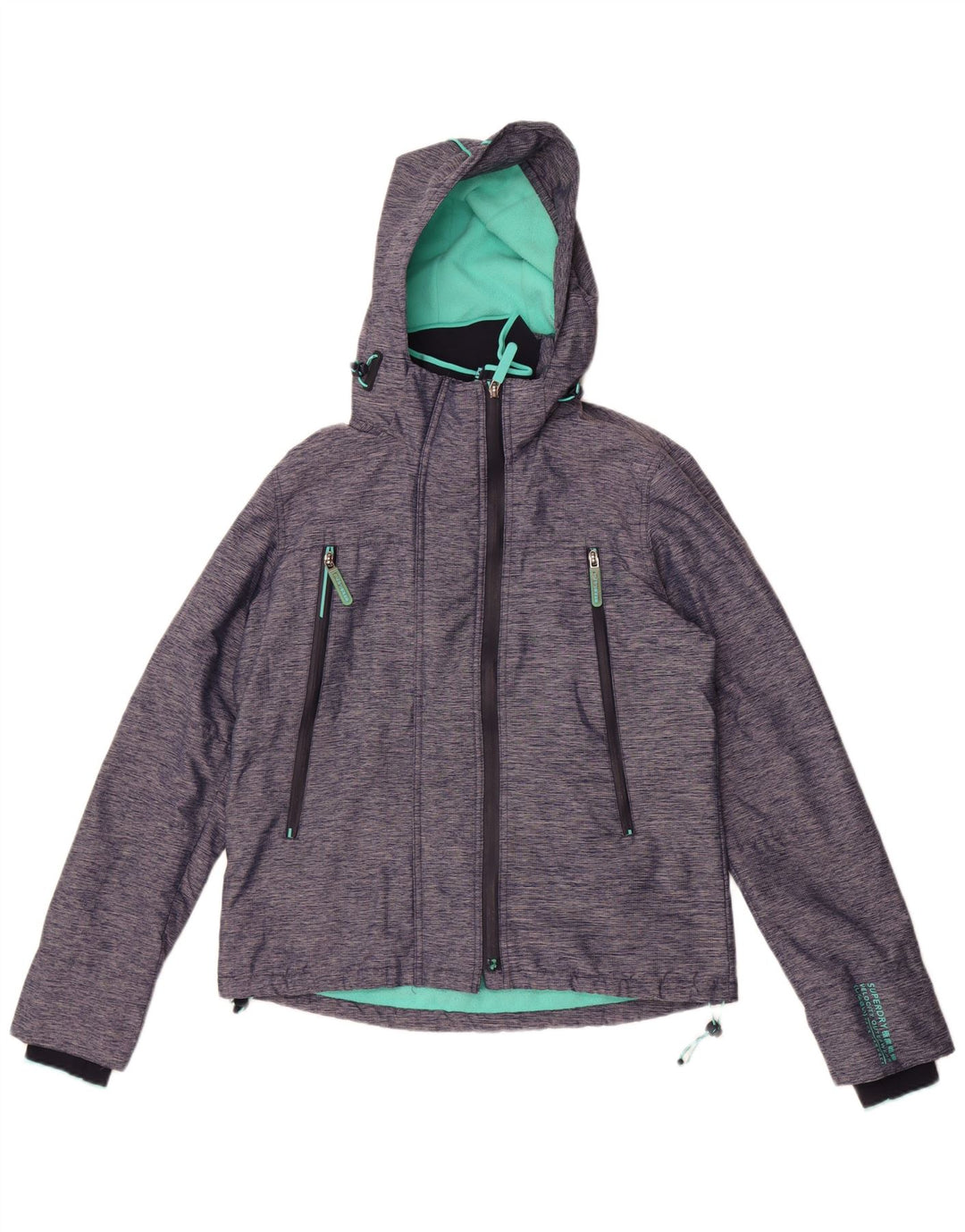 Superdry ženska jakna s vjetrovkom UK 12 srednje tamnoplava