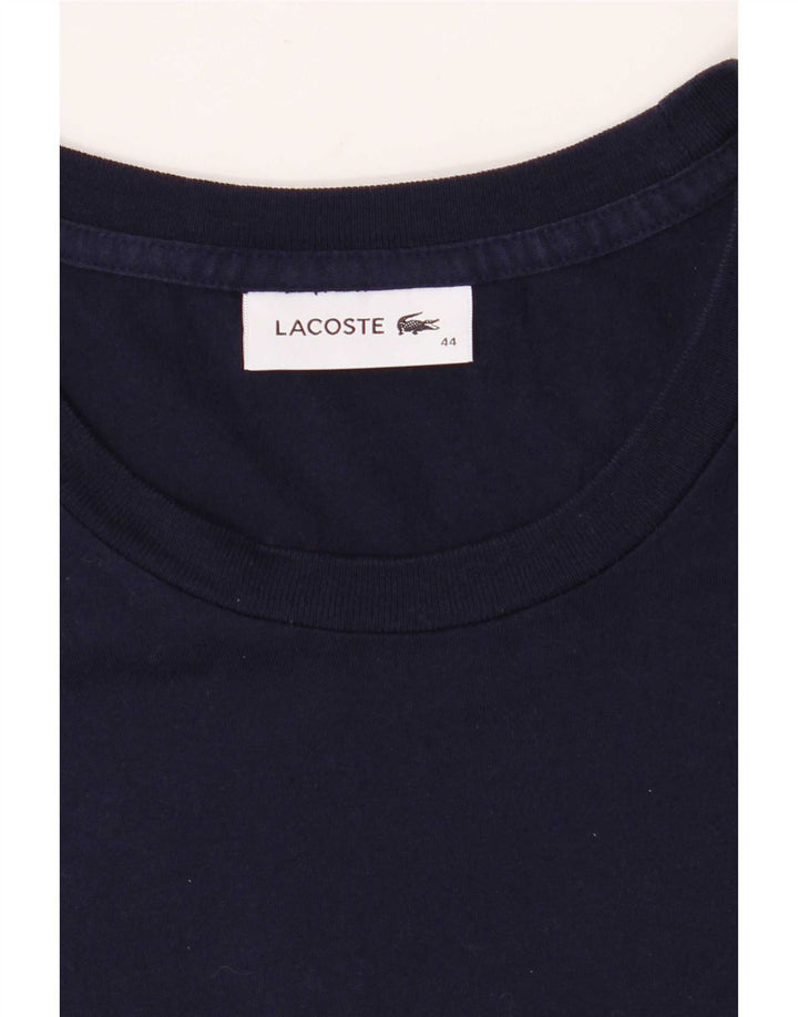 Lacoste ženska majica kratkih rukava, velika veličina 44, tamnoplavi pamuk