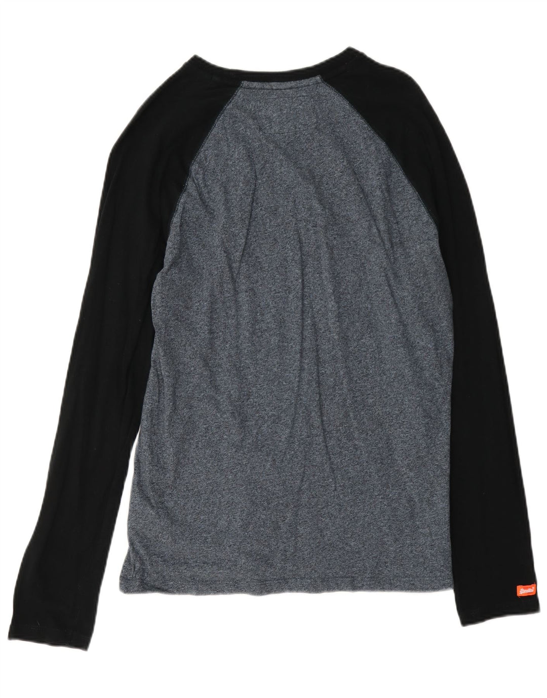 Superdry muška majica dugih rukava, srednje tamnoplavi flekasti pamuk