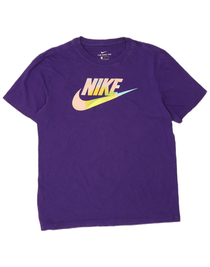 NIKE Muška majica kratkih rukava srednje ljubičaste boje, pamuk