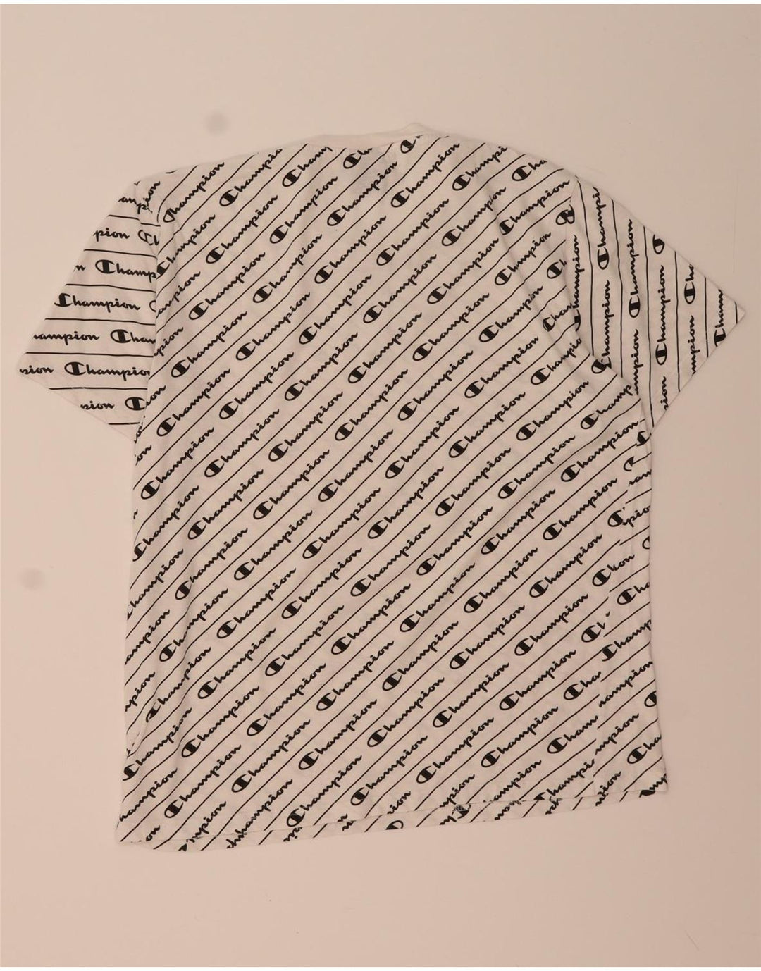 CHAMPION Mens Graphic T-Shirt Top XL White