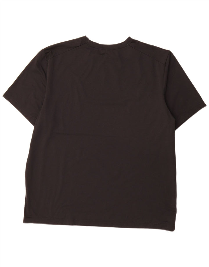 Nike Dri Fit majica kratkih rukava, veliki crni poliester