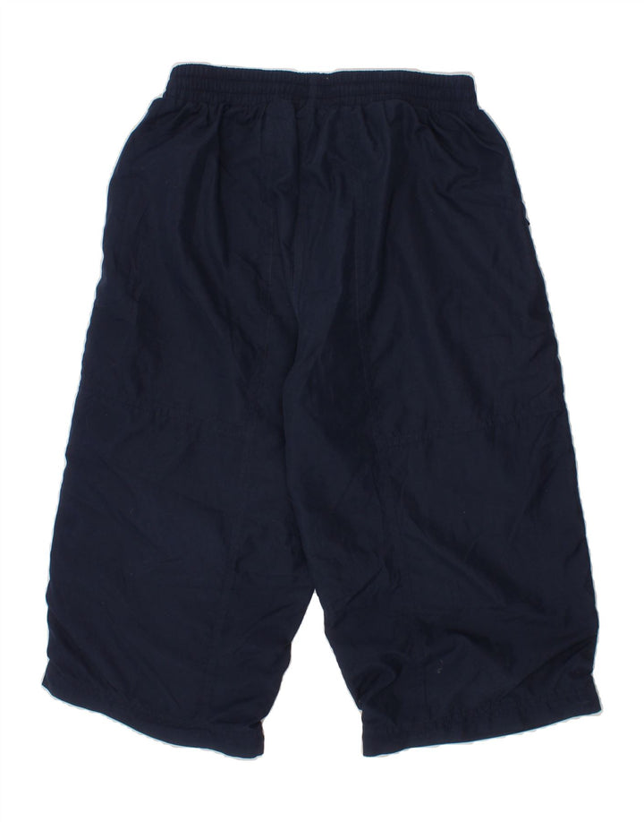 KAPPA Boys Capri Tracksuit Trousers 10-11 Years Large Navy Blue Polyester Vintage Kappa and Second-Hand Kappa from Messina Hembry 