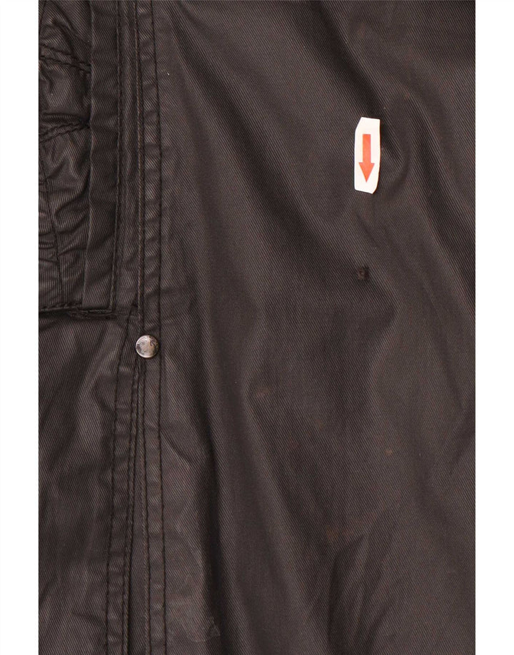 KHUJO ženski trenč kaput UK 18 XL crni poliester