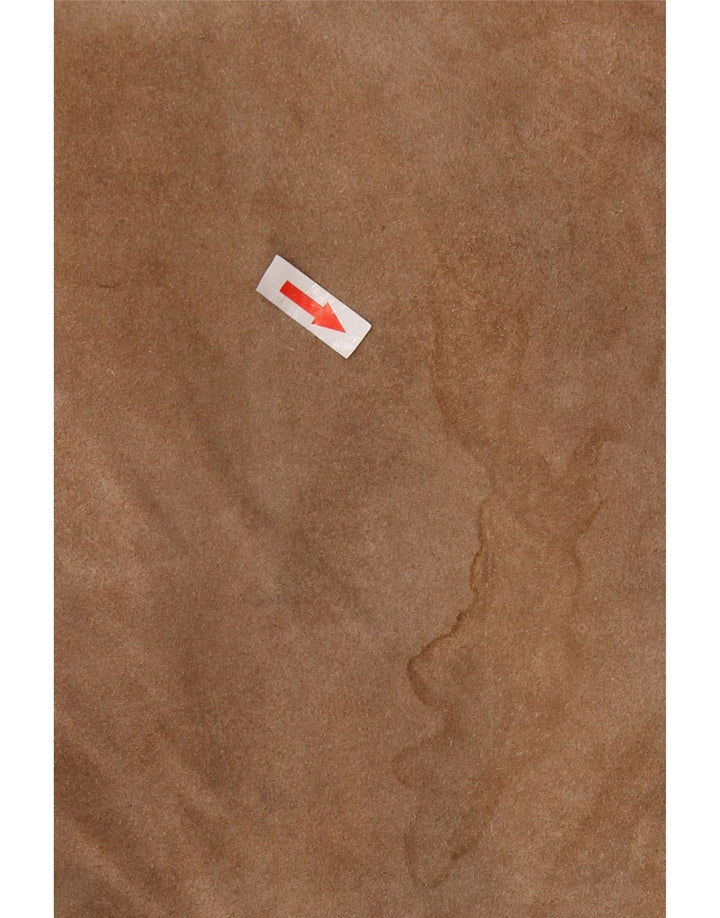 Vintage ženska jakna od brušene kože s 3 gumba UK 12 srednje smeđa