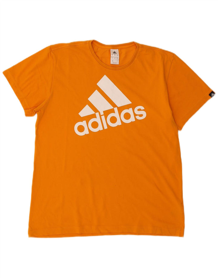 Adidas muška majica kratkih rukava srednje veličine, narančasta, pamuk