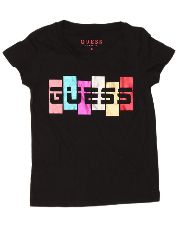 Guess Ženska majica s grafičkim motivima UK 10 Small Black