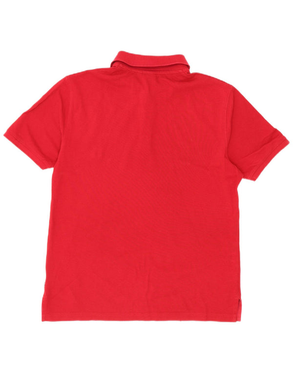 Mala crvena pamučna polo majica Hugo Boss Boys 13-14 godina