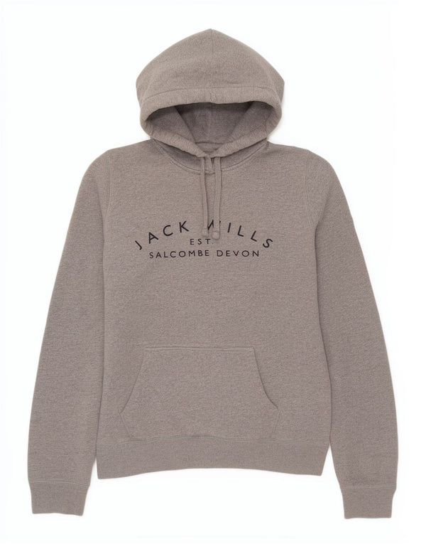 Jack Wills Ženska majica s kapuljačom s kapuljačom UK 10 Mali sivi flekasti pamuk