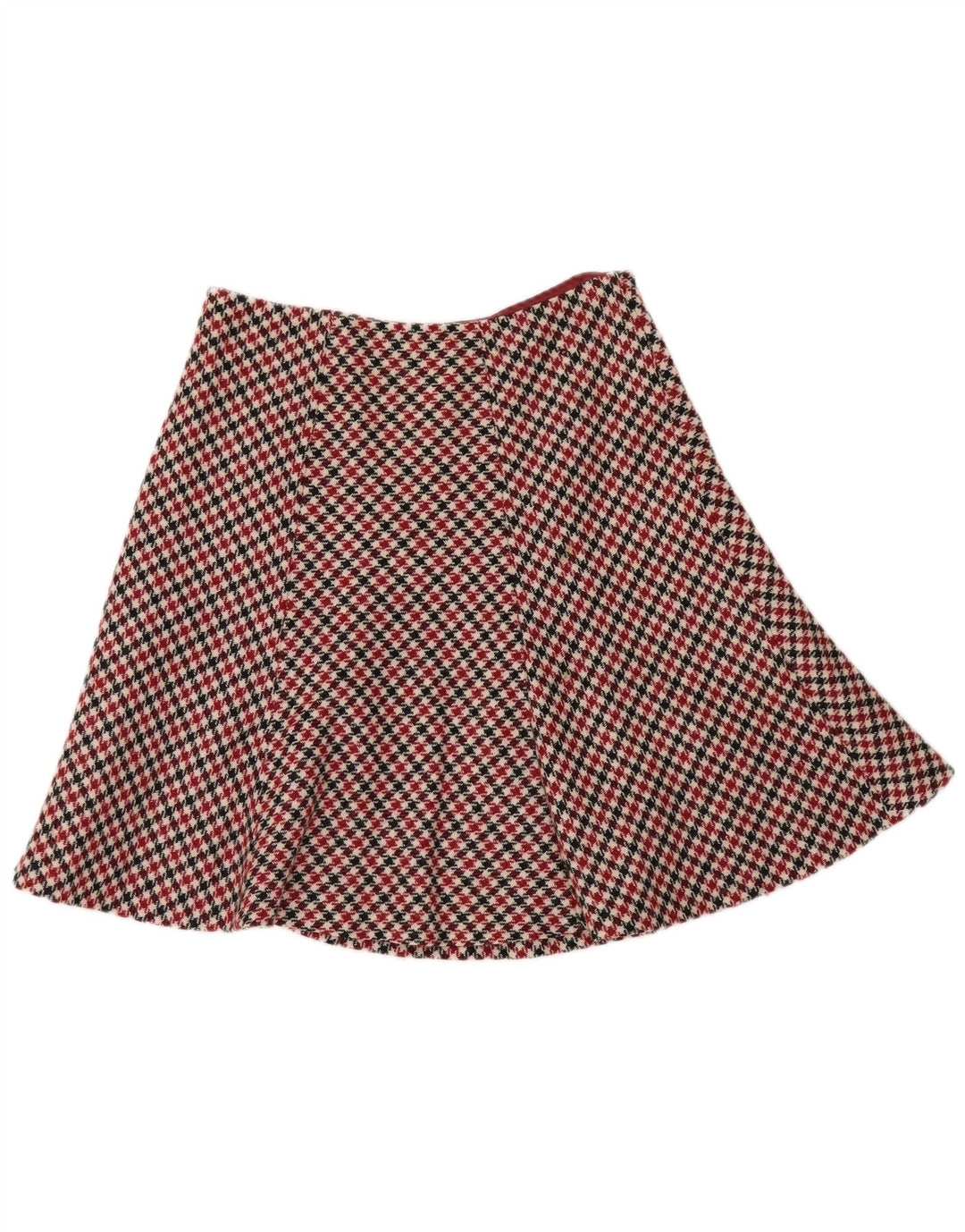 Hobbs ženska suknja A-kroja UK 12 Srednja W30 Višebojna houndstooth