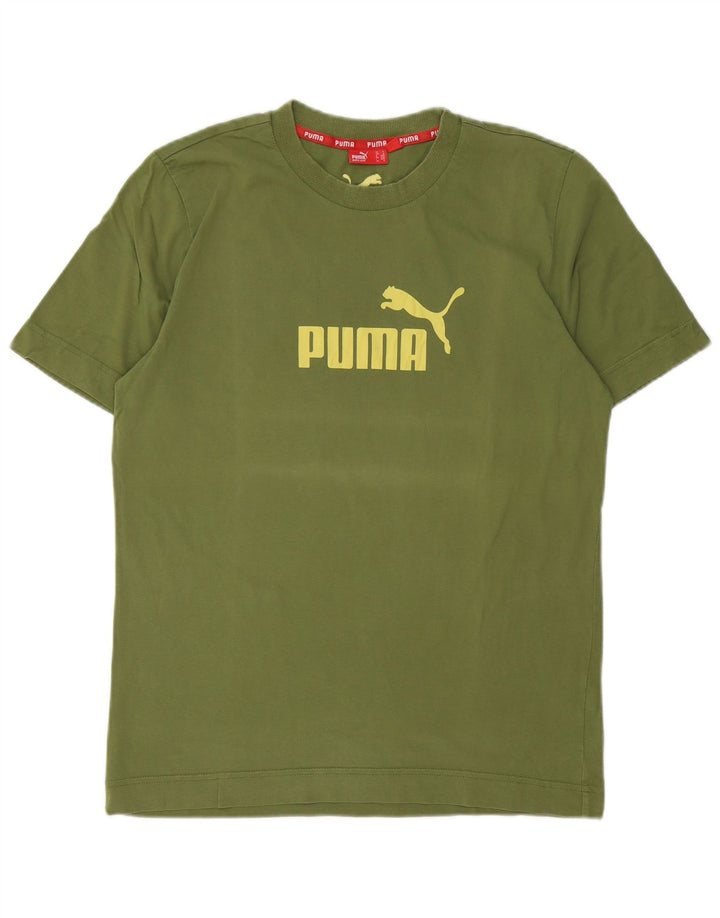 Puma muška grafička majica srednje zelene boje