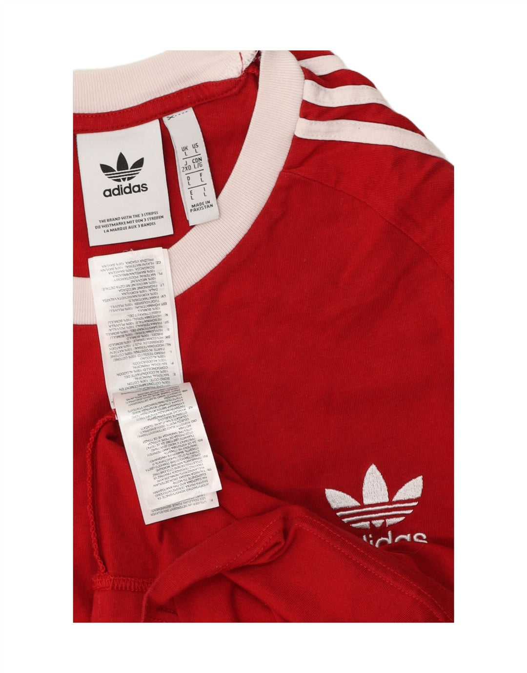 Adidas muška majica kratkih rukava velika crvena pamuk