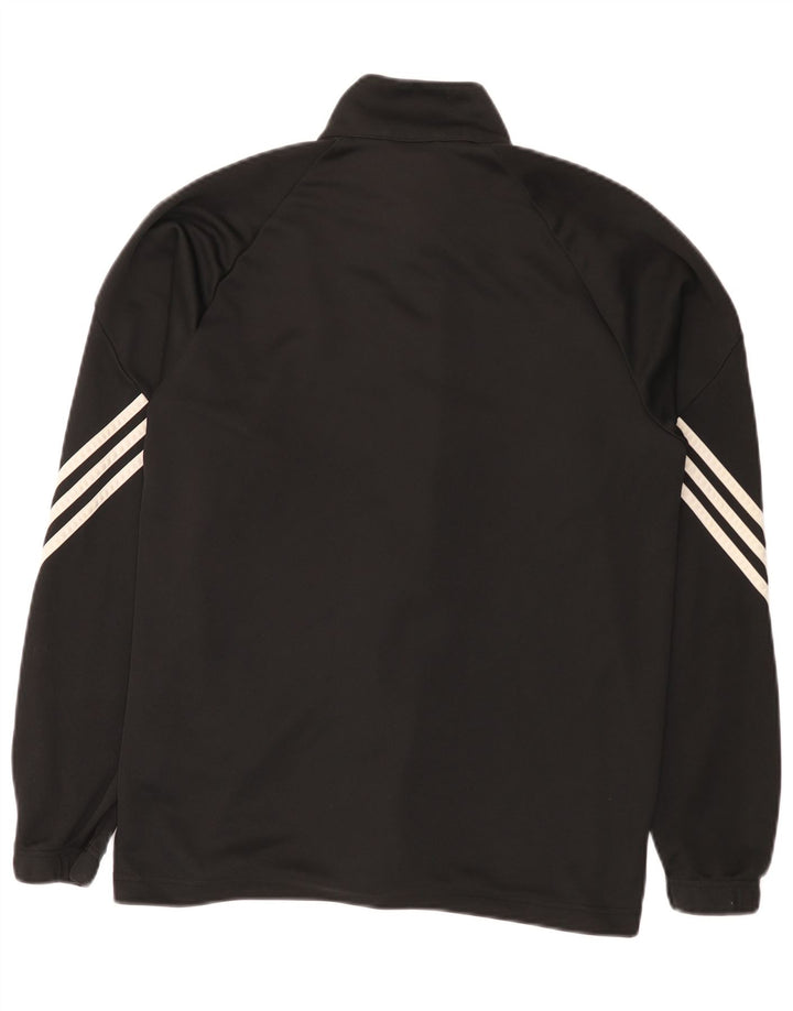 Adidas muška trenirka Climalite Gornja jakna srednje crne boje od poliestera