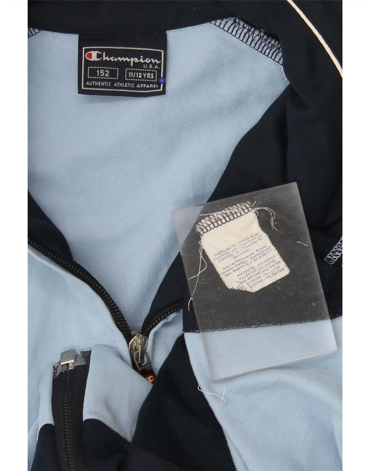 CHAMPION Gornja jakna trenirke za dječake 11-12 godina, poliester plave boje