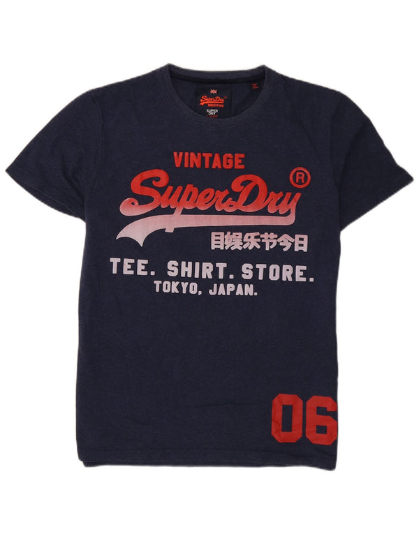 Superdry muška majica s grafičkim motivima XL tamnoplavi pamuk