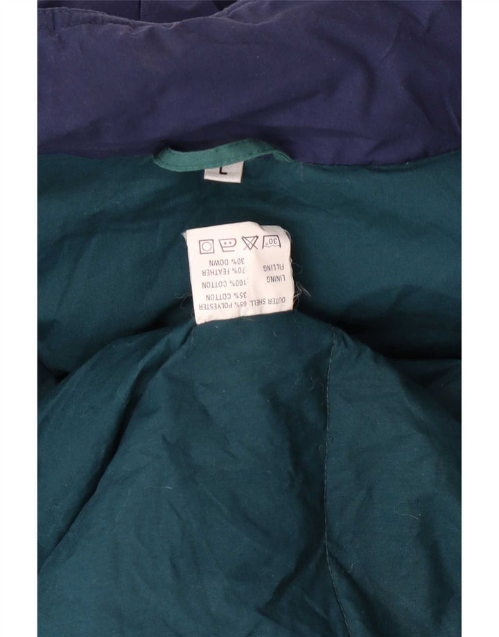 Vintage muška parka jakna s kapuljačom UK 40 veliki zeleni poliester