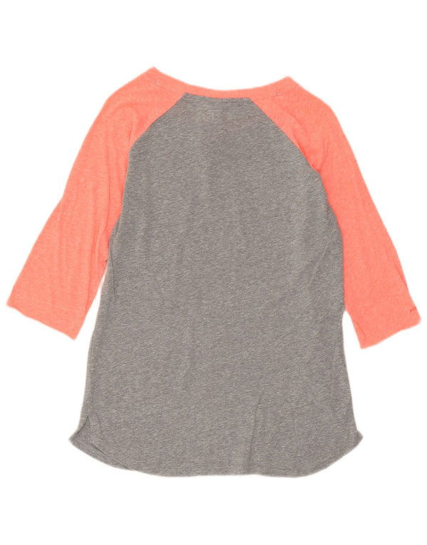 UNDER ARMOUR Ženska majica Heat Gear Graphic Top s 3/4 rukavima UK 12 Srednje siva