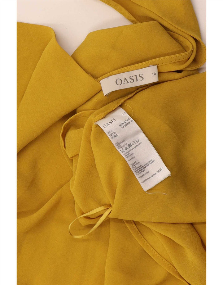 Oasis ženski Cami Top UK 10 mali žuti poliester