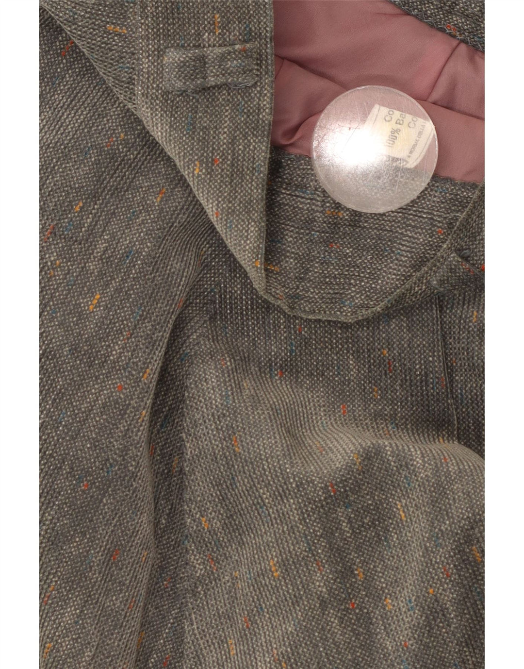 BRUGI ženska suknja A-kroja W28 srednje sivi flekasti pamuk