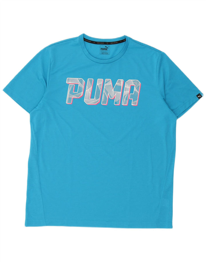 Puma muška majica s grafičkim motivima XL plava