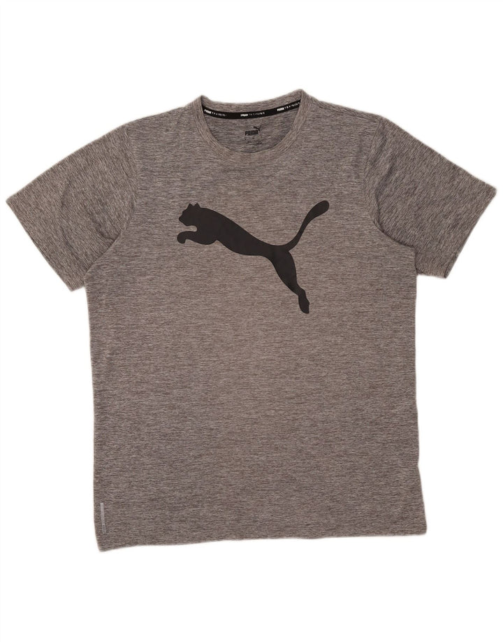 Puma muška majica s grafičkim motivima, srednje siva