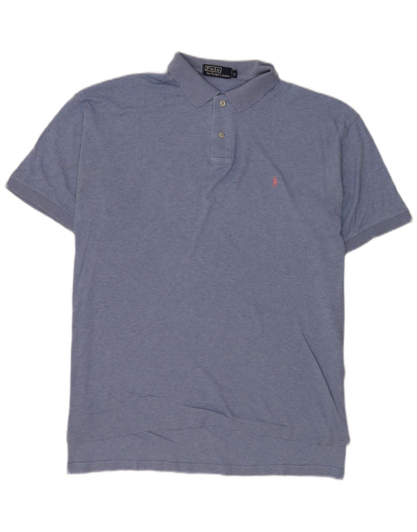 Polo Ralph Lauren muška košulja XL plavi flekasti pamuk
