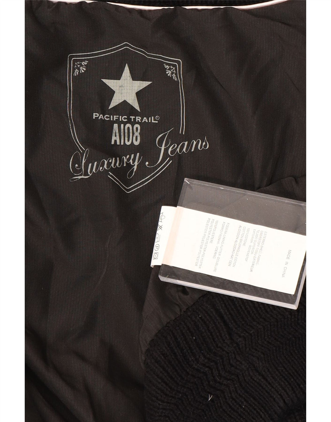 Pacific Trail muški kardigan džemper srednje veličine, crni pamuk