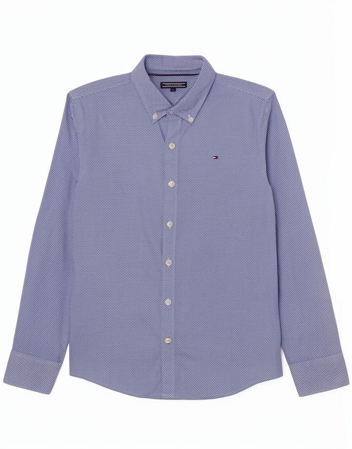 Plava pamučna majica Tommy Hilfiger za dječake 11-12 godina
