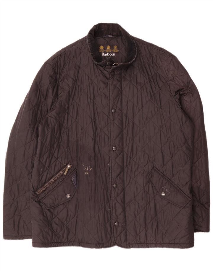 BARBOUR Muška prošivena jakna UK 42 XL crni poliester