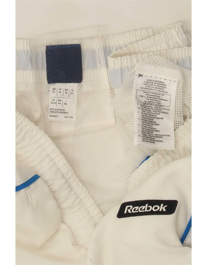 Reebok muške sportske kratke hlače XL bijeli poliester