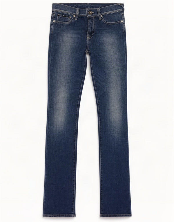 Gas ženske uske traperice W26 L34 Blue Cotton