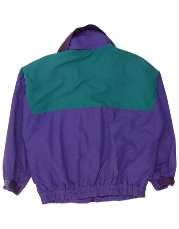 Columbia ženska velika vjetrovka jakna UK 16 Large Purple Colourblock