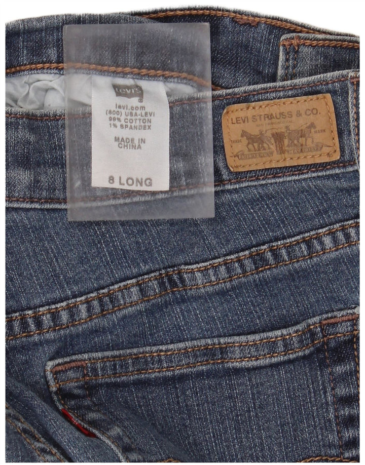 Levi's ženske 515 Bootcut traperice US 8 srednje W28 L30 plavi pamuk