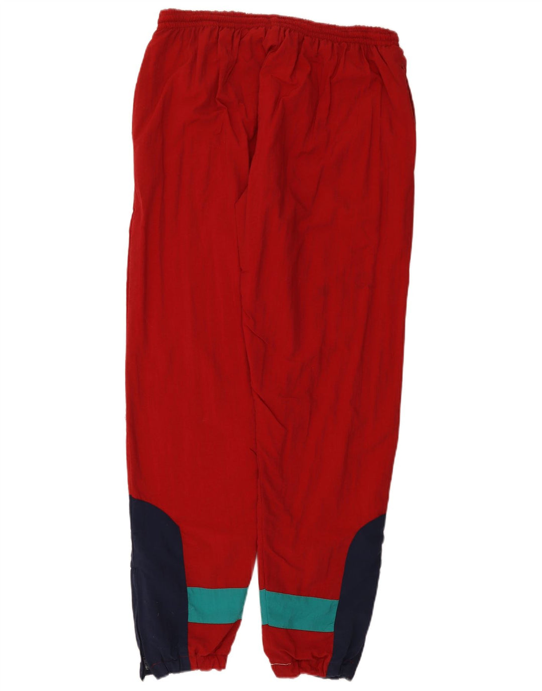 Vintage ženska parka jakna UK 14 velikih crvenih blokova u boji