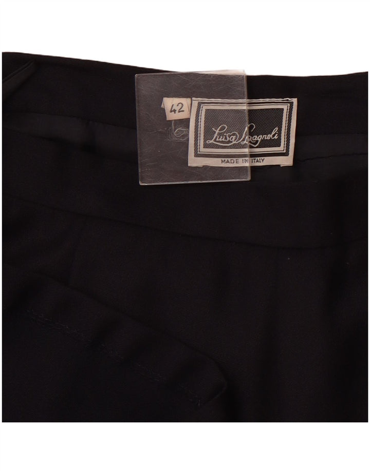 LUISA SPAGNOLI Ženska lepršava suknja visokog struka IT 42 srednje veličine W26 tamnoplava