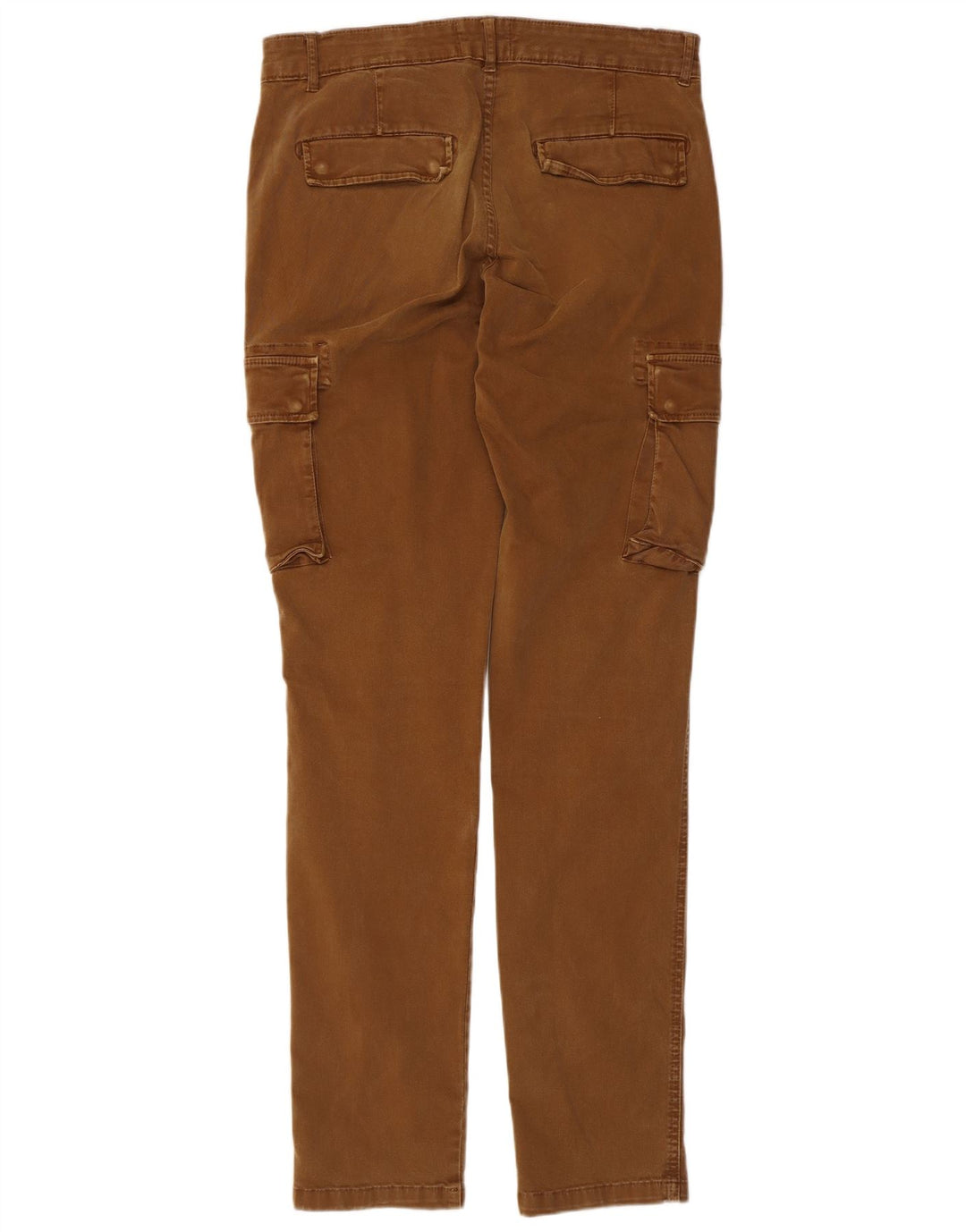 Lyle & Scott Muške uske Cargo hlače W32 L33 Smeđi pamuk