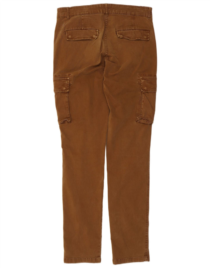 Lyle & Scott Muške uske Cargo hlače W32 L33 Smeđi pamuk