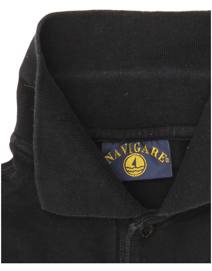 NAVIGARE muška polo majica Srednje crni pamuk